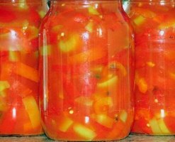 Болгарський перець в томатному соусі з овочами на зиму – смачний рецепт заготовки з перцю в заливці.