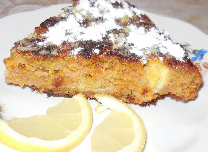 Солодкий гречаний пиріг в мультиварці або гречаний пряник з морквою і апельсинами