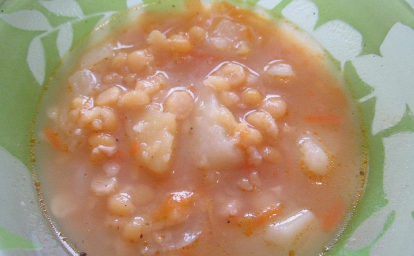 Простий гороховий суп без м’яса