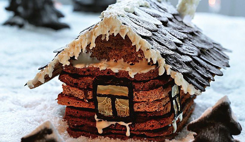 Торт Новорічний будиночок – казковий, красивий і смачний
