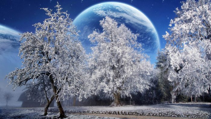 Картинки зимової природи і красиві фото зимової природи - кращі новорічні заставки