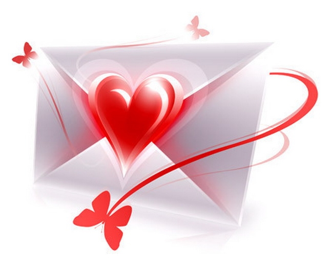 Красиві вітальні листівки до дня святого Валентина