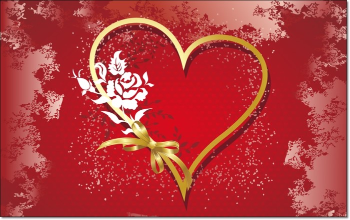 Красиві вітальні листівки до дня святого Валентина
