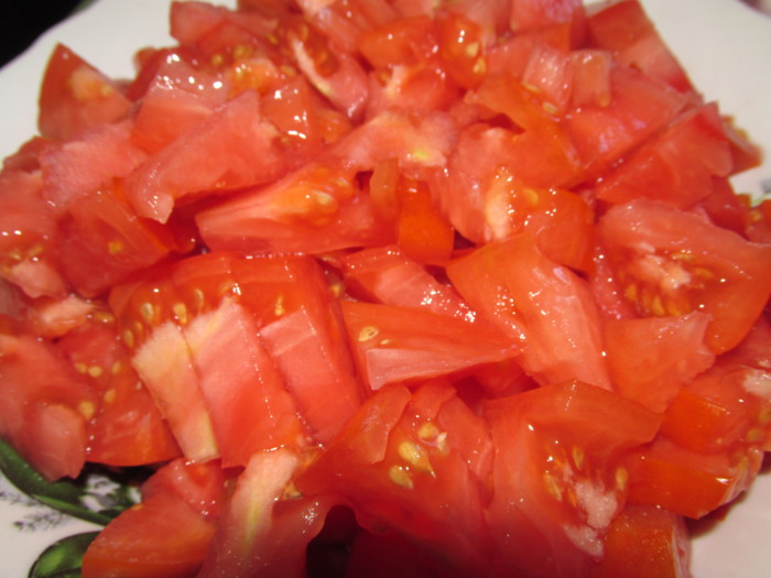 Салат з баклажанів з помідорами і інших овочів