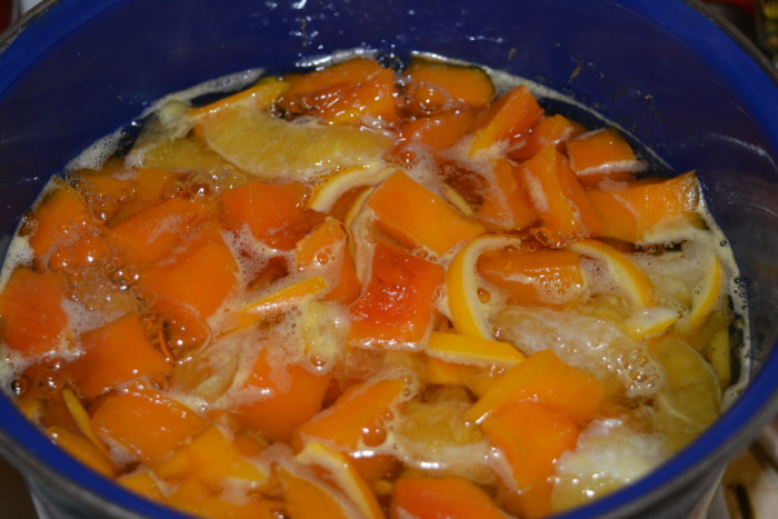 Цукати з гарбуза з апельсиновими кірками