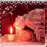 Анімаційні листівки на Ювілей народження з букетом троянд без тексту поздоровлення