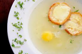 Суп яєчний по-римському написано
