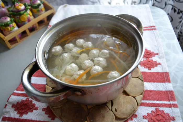 Корейська суп з локшиною
