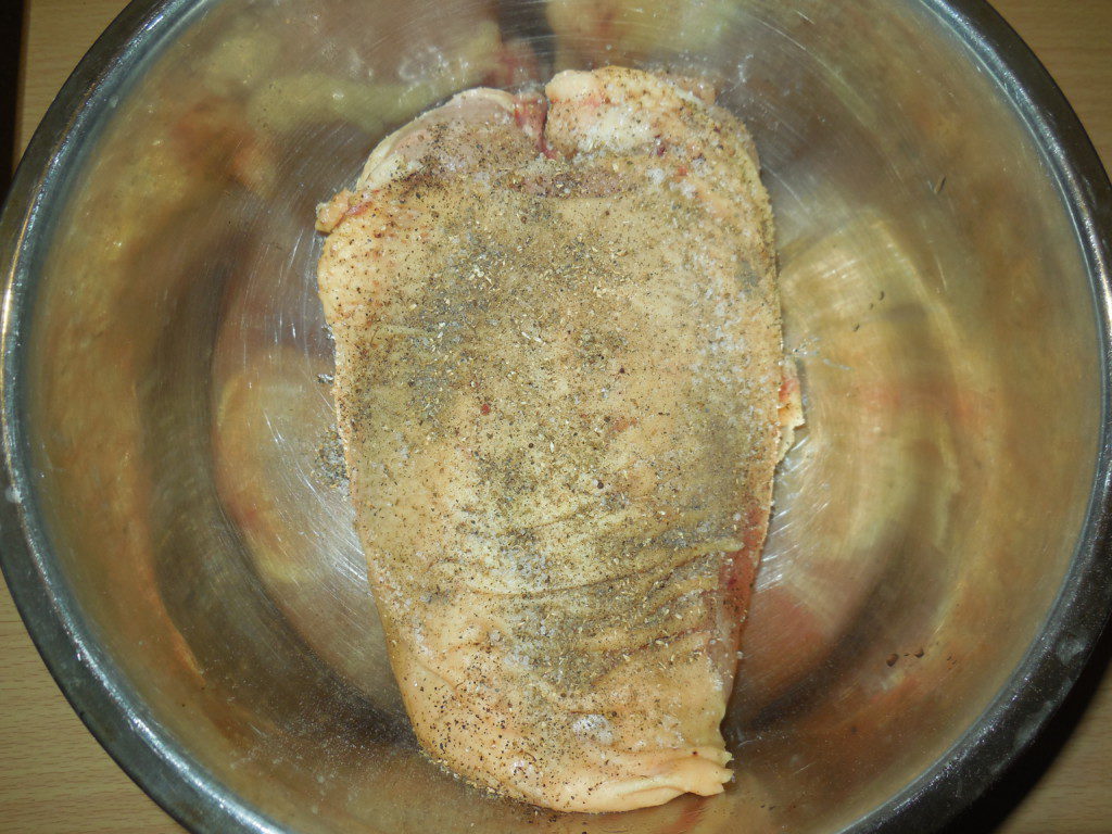 Курячі грудки запечені в духовці в соусі з хурми