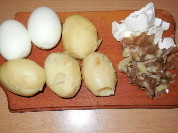 Домашній форшмак з тюльки, з картоплею і яйцем