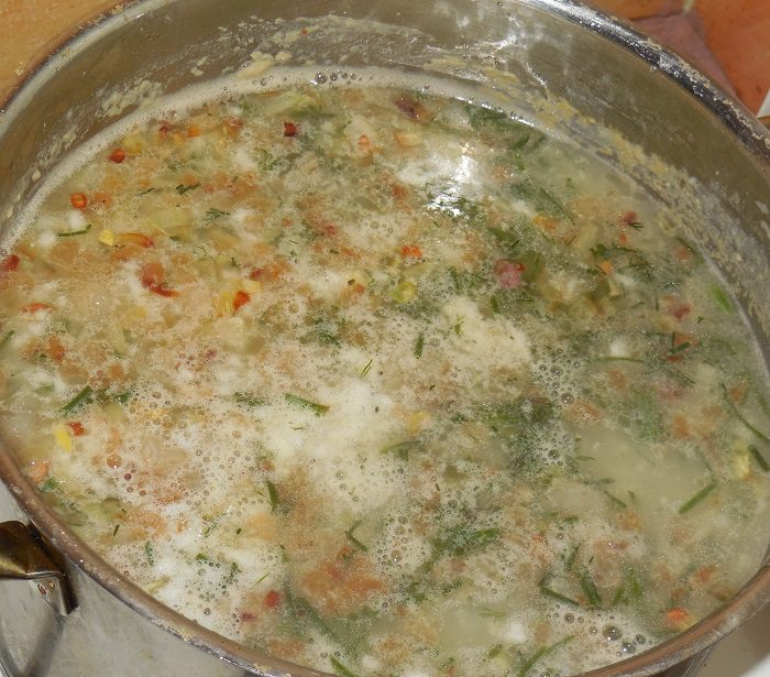 Козацький суп-куліш з пшона