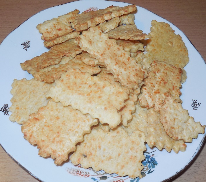 Солоне сирне печиво в духовці