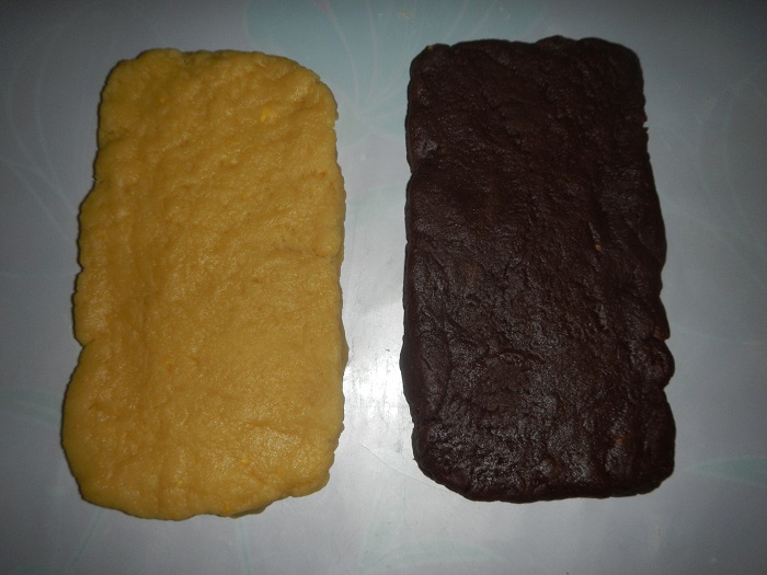 Французьке печиво Шаблі - смачне двокольорове пісочне печиво
