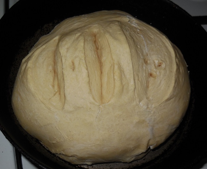 Домашній гірчичний хліб на молоці