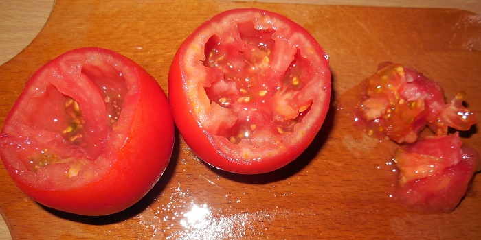 Смачна яєчня-брехуха в помідорах