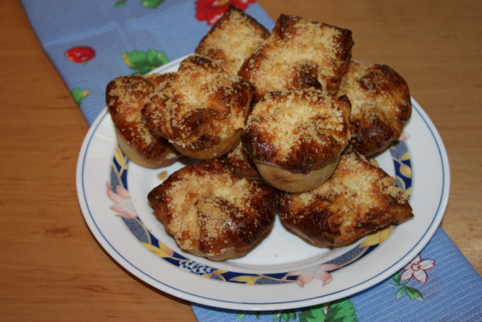 Пуффмаффіни - булочки з листкового дріжджового тіста