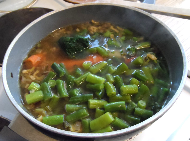 Овочевий суп-пюре із зелених овочів