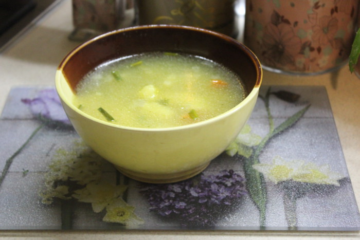 Гороховий суп на вершковому маслі вегеаріанскій